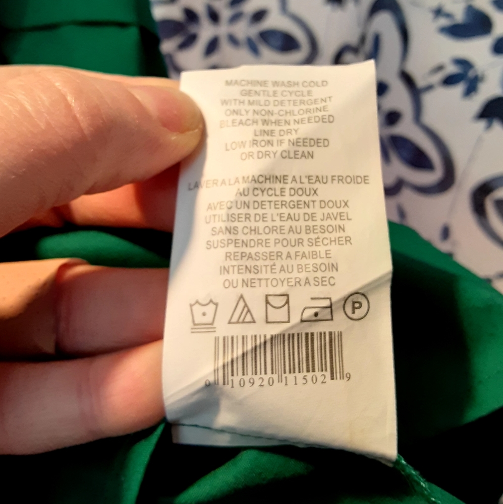 NWT Motherhood Maternity M Kelly green blouse - Picture 7 of 7